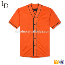 Camisetas en blanco de los hombres de béisbol de la camisa de fútbol de encargo del estilo del vintage